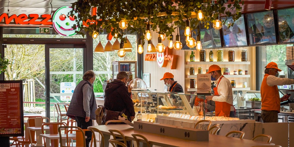 Notre restaurant Mezzoday sur l'aire d'autoroute de Toulouse Sud Sud